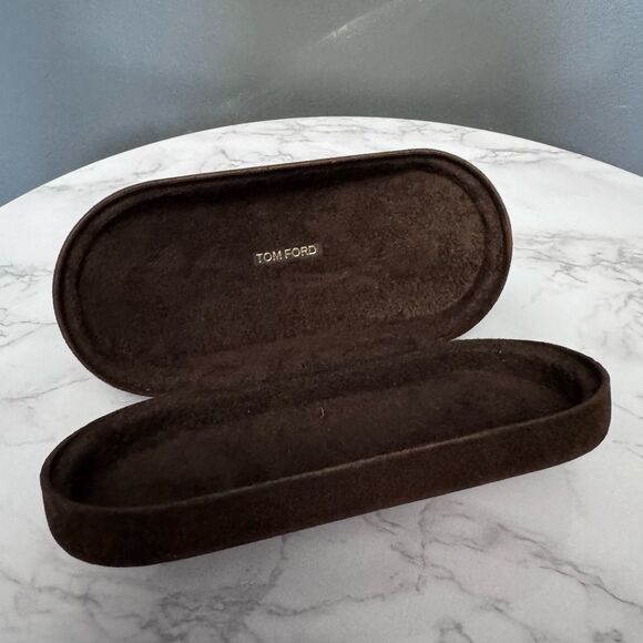 Tom Ford Velvet Brown Sunglasses Case - Picture 4 of 5